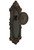 Grandeur Hardware - Grande Victorian Plate Privacy with Soleil Knob in Timeless Bronze - GVCSOL - 814489