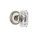 Grandeur Hardware - Newport Rosette Passage with Baguette Crystal Knob in Polished Nickel - NEWBCC - 827914