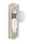 Grandeur Hardware - Parthenon Plate Dummy with Hyde Park knob in Polished Nickel - PARHYD - 800187