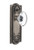 Grandeur Hardware - Parthenon Plate Passage with Provence knob in Antique Pewter - PARPRO - 813327