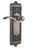 Grandeur Hardware - Windsor Plate Double Dummy with Bellagio Lever in Antique Pewter - WINBEL - 821742