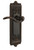 Grandeur Hardware - Windsor Plate Double Dummy with Bellagio Lever in Timeless Bronze - WINBEL - 821739