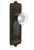 Grandeur Hardware - Windsor Plate Passage with Bordeaux Knob in Timeless Bronze - WINBOR - 813615