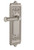 Grandeur Hardware - Windsor Plate Passage with Georgetown Lever in Satin Nickel - WINGEO - 813672