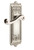 Grandeur Hardware - Windsor Plate Passage with Newport Lever in Polished Nickel - WINNEW - 813692