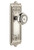 Grandeur Hardware - Windsor Plate Passage with Parthenon knob in Polished Nickel - WINPAR - 800948