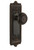 Grandeur Hardware - Windsor Plate Passage with Parthenon knob in Timeless Bronze - WINPAR - 813701