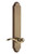 Grandeur Hardware - Hardware Arc Tall Plate Double Dummy with Bellagio Lever in Vintage Brass - ARCBEL - 804070