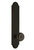 Grandeur Hardware - Hardware Arc Tall Plate Double Dummy with Bouton Knob in Timeless Bronze - ARCBOU - 836498