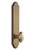 Grandeur Hardware - Hardware Arc Tall Plate Double Dummy with Eden Prairie Knob in Vintage Brass - ARCEDN - 804094