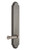 Grandeur Hardware - Hardware Arc Tall Plate Passage with Georgetown Lever in Antique Pewter - ARCGEO - 835981