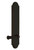 Grandeur Hardware - Hardware Arc Tall Plate Dummy with Georgetown Lever in Timeless Bronze - ARCGEO - 836263