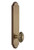 Grandeur Hardware - Hardware Arc Tall Plate Privacy with Grande Victorian Knob in Vintage Brass - ARCGVC - 836919