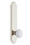 Grandeur Hardware - Hardware Arc Tall Plate Passage with Hyde Park Knob in Polished Nickel - ARCHYD - 803830