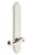 Grandeur Hardware - Hardware Arc Tall Plate Passage with Newport Lever in Polished Nickel - ARCNEW - 836031