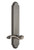Grandeur Hardware - Hardware Arc Tall Plate Passage with Portofino Lever in Antique Pewter - ARCPRT - 836046