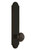 Grandeur Hardware - Hardware Arc Tall Plate Privacy with Windsor Knob in Timeless Bronze - ARCWIN - 815301