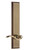 Grandeur Hardware - Hardware Carre' Tall Plate Passage with Bellagio Lever in Vintage Brass - CARBEL - 836075