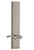 Grandeur Hardware - Hardware Carre' Tall Plate Dummy with Bellagio Lever in Satin Nickel - CARBEL - 803435