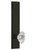 Grandeur Hardware - Hardware Carre' Tall Plate Passage with Biarritz Knob in Timeless Bronze - CARBIA - 803420