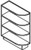Jarlin Cabinetry - Base End Shelf - BES09 - Smokey Gray