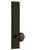 Grandeur Hardware - Hardware Carre' Tall Plate Passage with Fifth Avenue Knob in Timeless Bronze - CARFAV - 803335