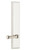 Grandeur Hardware - Hardware Carre' Tall Plate Dummy with Georgetown Lever in Polished Nickel - CARGEO - 836292