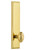 Grandeur Hardware - Hardware Carre' Tall Plate Dummy with Grande Victorian Knob in Lifetime Brass - CARGVC - 803485