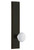 Grandeur Hardware - Hardware Carre' Tall Plate Privacy with Hyde Park Knob in Timeless Bronze - CARHYD - 815380