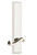 Grandeur Hardware - Hardware Carre' Tall Plate Dummy with Newport Lever in Polished Nickel - CARNEW - 836307