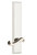 Grandeur Hardware - Hardware Carre' Tall Plate Dummy with Newport Lever in Polished Nickel - CARNEW - 836308