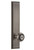 Grandeur Hardware - Hardware Carre' Tall Plate Double Dummy with Parthenon Knob in Antique Pewter - CARPAR - 803611