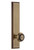 Grandeur Hardware - Hardware Carre' Tall Plate Double Dummy with Parthenon Knob in Vintage Brass - CARPAR - 803615