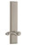 Grandeur Hardware - Hardware Carre' Tall Plate Double Dummy with Portofino Lever in Satin Nickel - CARPRT - 803560