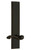 Grandeur Hardware - Hardware Carre' Tall Plate Passage with Portofino Lever in Timeless Bronze - CARPRT - 836154