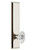 Grandeur Hardware - Hardware Fifth Avenue Tall Plate Privacy with Biarritz Knob in Polished Nickel - FAVBIA - 815432