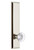 Grandeur Hardware - Hardware Fifth Avenue Tall Plate Privacy with Bordeaux Knob in Polished Nickel - FAVBOR - 815440