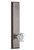 Grandeur Hardware - Hardware Fifth Avenue Tall Plate Dummy with Chambord Knob in Antique Pewter - FAVCHM - 803001