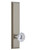 Grandeur Hardware - Hardware Fifth Avenue Tall Plate Dummy with Fontainebleau Knob in Satin Nickel - FAVFON - 803012