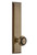 Grandeur Hardware - Hardware Fifth Avenue Tall Plate Double Dummy with Parthenon Knob in Vintage Brass - FAVPAR - 803115