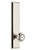 Grandeur Hardware - Hardware Fifth Avenue Tall Plate Passage with Parthenon Knob in Polished Nickel - FAVPAR - 814056