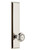 Grandeur Hardware - Hardware Fifth Avenue Tall Plate Privacy with Parthenon Knob in Polished Nickel - FAVPAR - 803242