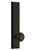 Grandeur Hardware - Hardware Fifth Avenue Tall Plate Privacy with Parthenon Knob in Timeless Bronze - FAVPAR - 837696