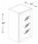 Blue Valley Shaker Espresso Kitchen Cabinet - ESS-W1842GD