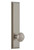 Grandeur Hardware - Hardware Fifth Avenue Tall Plate Double Dummy with Windsor Knob in Satin Nickel - FAVWIN - 803106