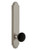 Grandeur Hardware - Arc Plate Passage Tall Plate Coventry Knob in Satin Nickel - ARCCOV - 852643