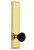 Grandeur Hardware - Carre' Plate Privacy Tall Plate Coventry Knob in Lifetime Brass - CARCOV - 853147