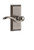 Grandeur Hardware - Hardware Carre' Tall Plate Double Dummy with Bellagio Lever in Antique Pewter - CARBEL - 897219