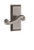 Grandeur Hardware - Hardware Carre' Tall Plate Double Dummy with Newport Lever in Antique Pewter - CARNEW - 897235