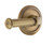 Grandeur Hardware - Circulaire Rosette Passage with Georgetown Lever in Vintage Brass - CIRGEO - 851346